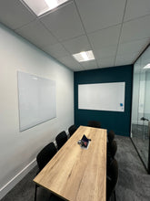 Load image into Gallery viewer, Frameless Magnetic Glass Whiteboard | Premium Safety Glass Dry Wipe Board