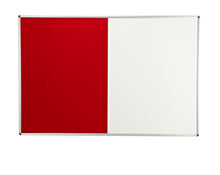 Load image into Gallery viewer, Classic Combination Whiteboard & Felt Noticeboard | Magnetic Dry Wipe and Pin Board