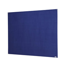 Load image into Gallery viewer, Blue Felt Notice Board 1500 x 1200mm | Frameless Pin Board | Fire Rated BS 5867 | Wall Mounted Display Board