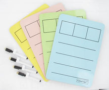 Load image into Gallery viewer, A4 Phonic Dyslexic Friendly SEN Dry Wipe Boards