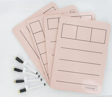 Load image into Gallery viewer, A4 Phonic Dyslexic Friendly SEN Dry Wipe Boards