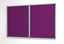 Load image into Gallery viewer, Fire Retardant Lockable Notice Board - Fire Proof