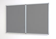 Load image into Gallery viewer, Fire Retardant Lockable Notice Board - Fire Proof