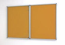 Load image into Gallery viewer, Fire Retardant Lockable Notice Board - Fire Proof