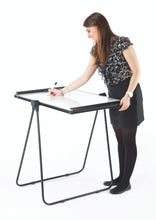 Load image into Gallery viewer, Rotating-Flip Chart-Double Sided DryWipe Surface-A1 Black-1000mm x 600mm
