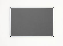 Load image into Gallery viewer, Classic Grey Felt Noticeboard for Office Home and Schools – 900mm x 600mm