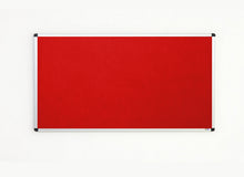 Load image into Gallery viewer, Red Felt Noticeboard 2400 x 1200mm | Aluminium Frame Pin Board for Office, School & Home