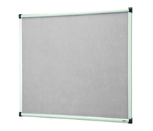 Load image into Gallery viewer, Premium Fire Retardant Light Grey Felt Noticeboard Office Schools – 1200mm x 1200mm