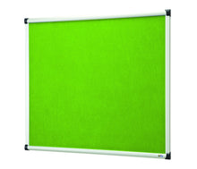 Load image into Gallery viewer, Premium Fire Retardant Lime Felt Noticeboard Office Schools – 1200mm x 1200mm