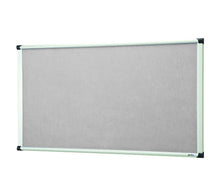 Load image into Gallery viewer, Premium Fire Retardant Light Grey Felt Noticeboard Office Schools – 1800mm x 1200mm