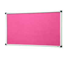 Load image into Gallery viewer, Premium Fire Retardant Pink Felt Noticeboard Office Schools – 2400mm x 1200mm