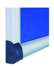 Load image into Gallery viewer, Premium Fire Retardant Light Blue Felt Noticeboard Office Schools – 2400mm x 1200mm
