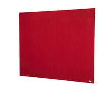 Load image into Gallery viewer, Frameless Red Felt Noticeboard for Office Home and School – 900mm x 600mm
