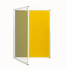 Load image into Gallery viewer, Fire Retardant Lockable Notice Board - Fire Proof