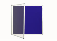 Load image into Gallery viewer, Fire Retardant Lockable Notice Board - Fire Proof