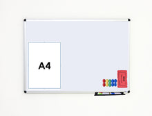 Load image into Gallery viewer, Classic Dry Wipe Magnetic White Board with Aluminium Frame