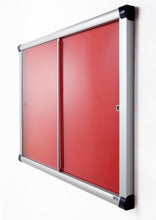 Load image into Gallery viewer, Fire Retardant Acrylic Sliding Showcase | Metropolitan Frame
