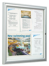 Load image into Gallery viewer, External Magnetic Lockable Showboard | Weatherproof Outdoor Poster Display Case
