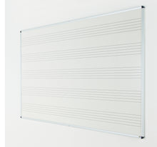 Load image into Gallery viewer, Magnetic Music Lines Whiteboard | E3 Enamel Dry Wipe Teaching Board | Aluminium Frame
