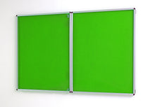 Load image into Gallery viewer, Fire Retardant Lockable Notice Board - Fire Proof
