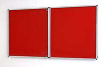 Load image into Gallery viewer, Fire Retardant Lockable Notice Board - Fire Proof
