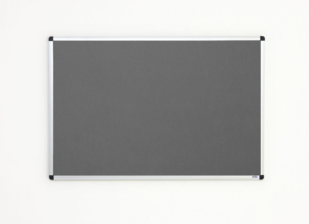 Classic Grey Felt Noticeboard for Office Home and Schools – 900mm x 600mm