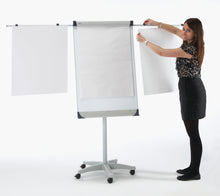 Load image into Gallery viewer, Mobile Easel-Flip Chart-Height Adjustable Magnetic DryWipe-A1 -1000mm x 600mm
