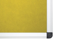 Load image into Gallery viewer, Fire Retardant Yellow Felt Noticeboard Office, Home and Schools – 1200mm x 1200mm
