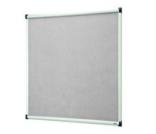 Load image into Gallery viewer, Premium Fire Retardant Light Grey Felt Noticeboard Office Schools – 900mm x 1200mm
