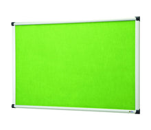 Load image into Gallery viewer, Premium Fire Retardant Lime Felt Noticeboard Office Schools – 1500mm x 1200mm
