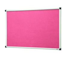 Load image into Gallery viewer, Premium Fire Retardant Pink Felt Noticeboard Office Schools – 1500mm x 1200mm
