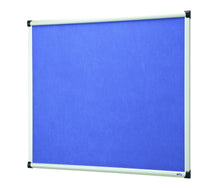 Load image into Gallery viewer, Premium Fire Retardant Light Blue Felt Noticeboard Office Schools – 1200mm x 1200mm
