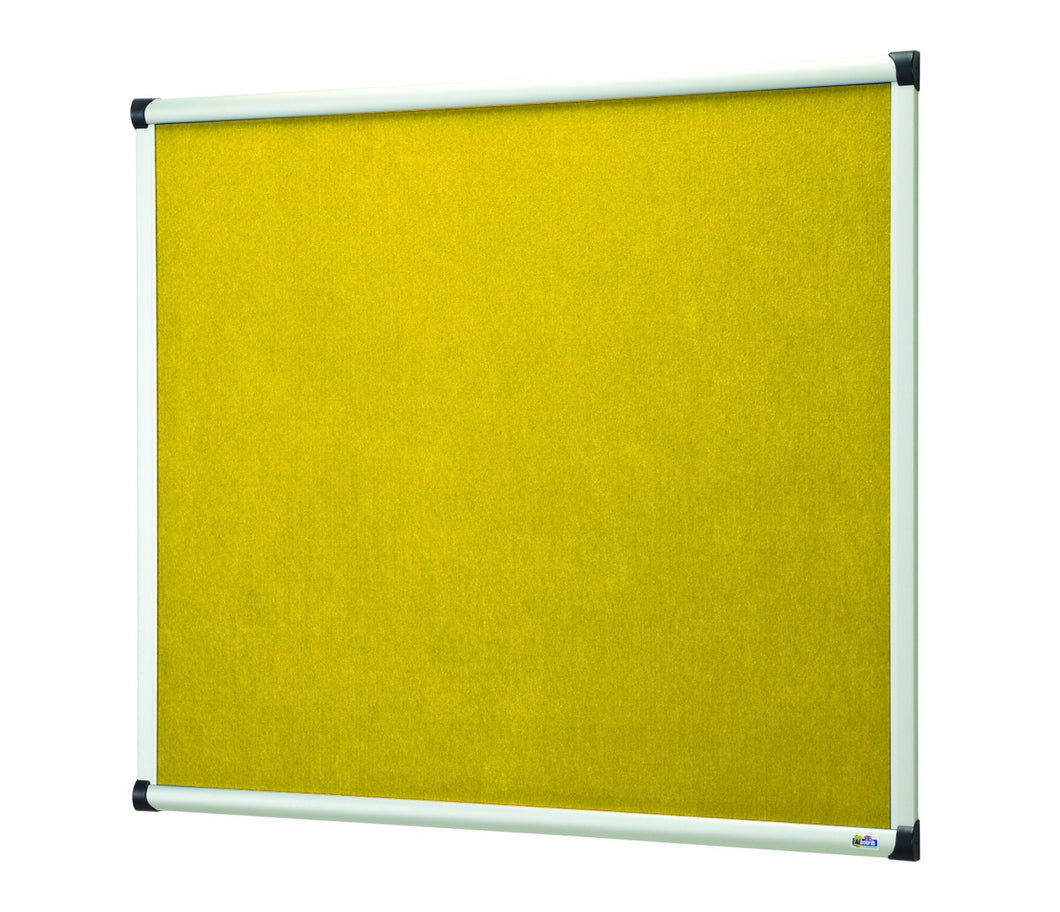 Premium Fire Retardant Yellow Felt Noticeboard Office Schools – 1200mm x 1200mm