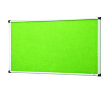 Load image into Gallery viewer, Premium Fire Retardant Lime Felt Noticeboard Office Schools – 1800mm x 1200mm
