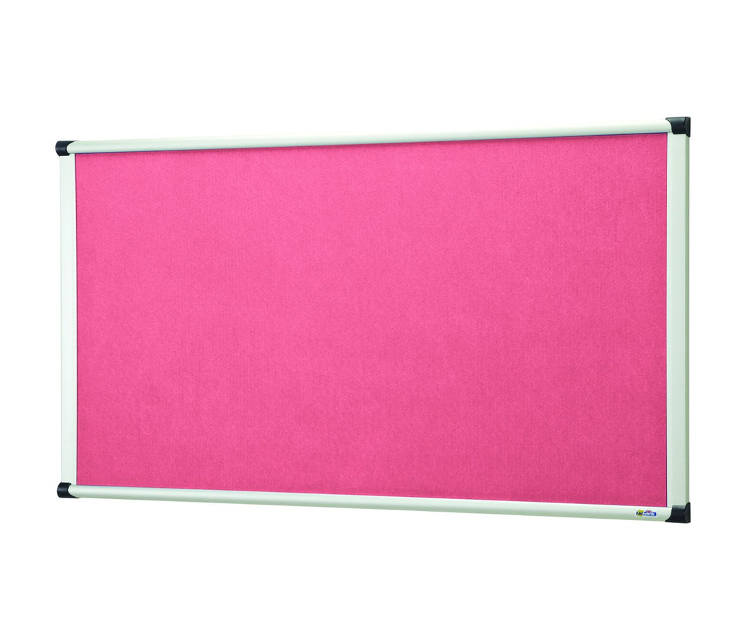 Premium Fire Retardant Pink Felt Noticeboard Office Schools – 2400mm x 1200mm