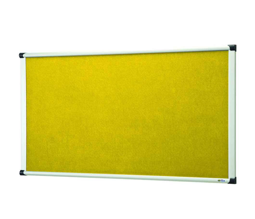 Premium Fire Retardant Yellow Felt Noticeboard Office Schools – 1800mm x 1200mm