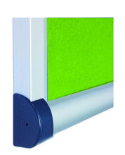 Load image into Gallery viewer, Premium Fire Retardant Lime Felt Noticeboard Office Schools – 1200mm x 1200mm
