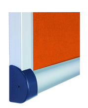 Load image into Gallery viewer, Orange Fire Rated Notice Board 900 x 1200mm | Acoustic Felt Pin Board | Premium Frame | BS EN ISO 13501-1
