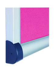 Load image into Gallery viewer, Premium Fire Retardant Pink Felt Noticeboard Office Schools – 2400mm x 1200mm
