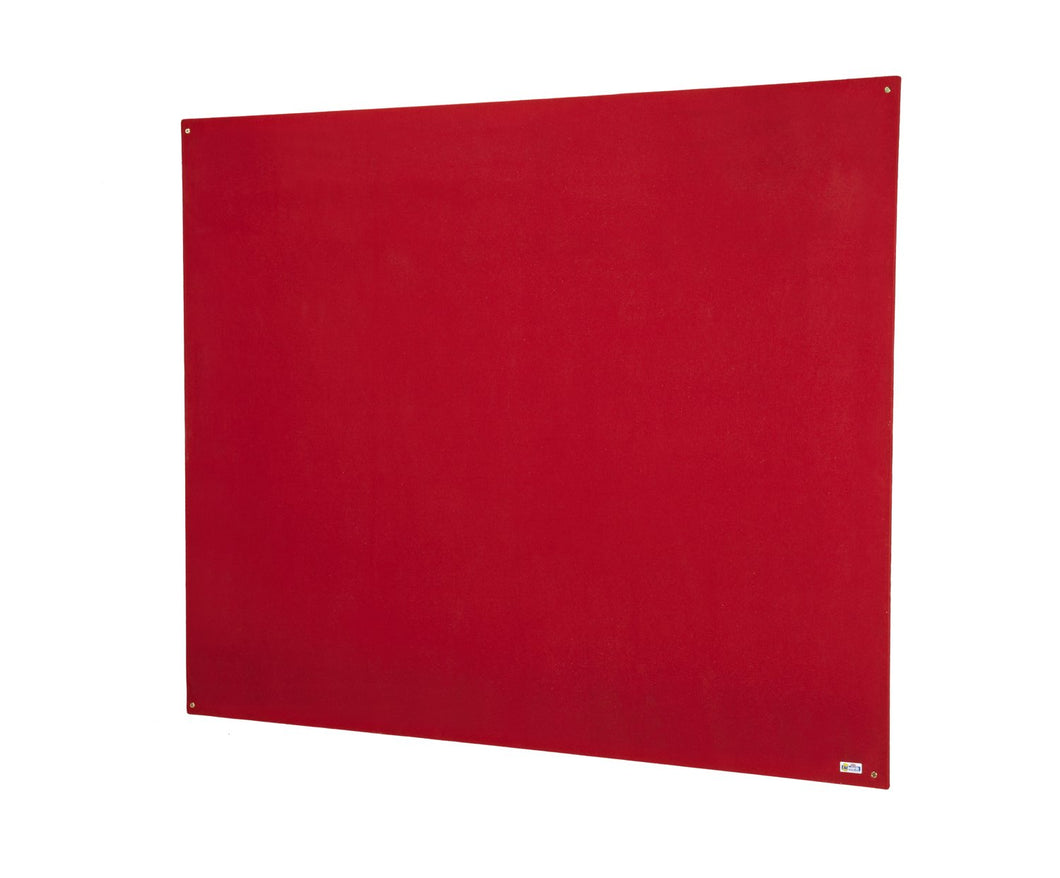 Unframed Fire Retardant Red Felt Noticeboard Office Schools – 900mm x 600mm