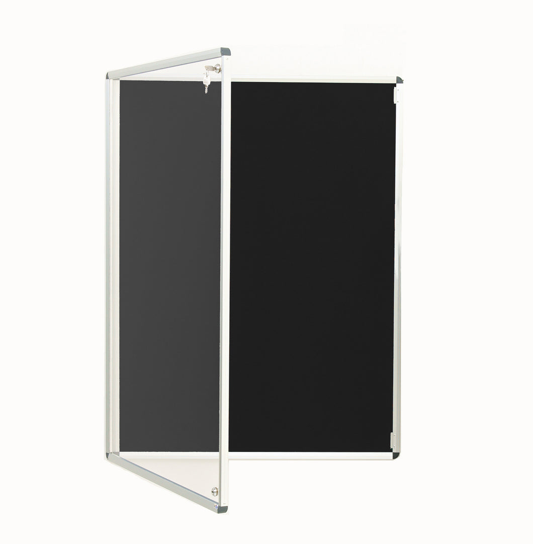 Fire Retardant Lockable Notice Board - Fire Proof