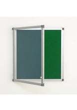 Load image into Gallery viewer, Fire Retardant Premium Frame Lockable Notice Board - Fire Proof
