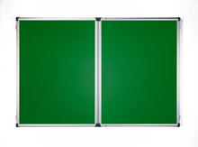 Load image into Gallery viewer, Fire Retardant Premium Frame Lockable Notice Board - Fire Proof
