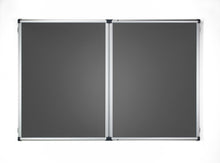 Load image into Gallery viewer, Fire Retardant Premium Frame Lockable Notice Board - Fire Proof
