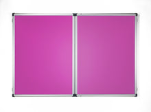 Load image into Gallery viewer, Fire Retardant Premium Frame Lockable Notice Board - Fire Proof
