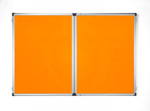 Load image into Gallery viewer, Fire Retardant Premium Frame Lockable Notice Board - Fire Proof
