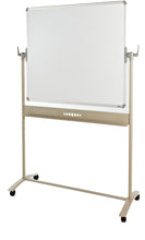 Load image into Gallery viewer, Mobile Magnetic DryWipe Whiteboard- Horizontal Rotating - School- 1200mm x 1200mm
