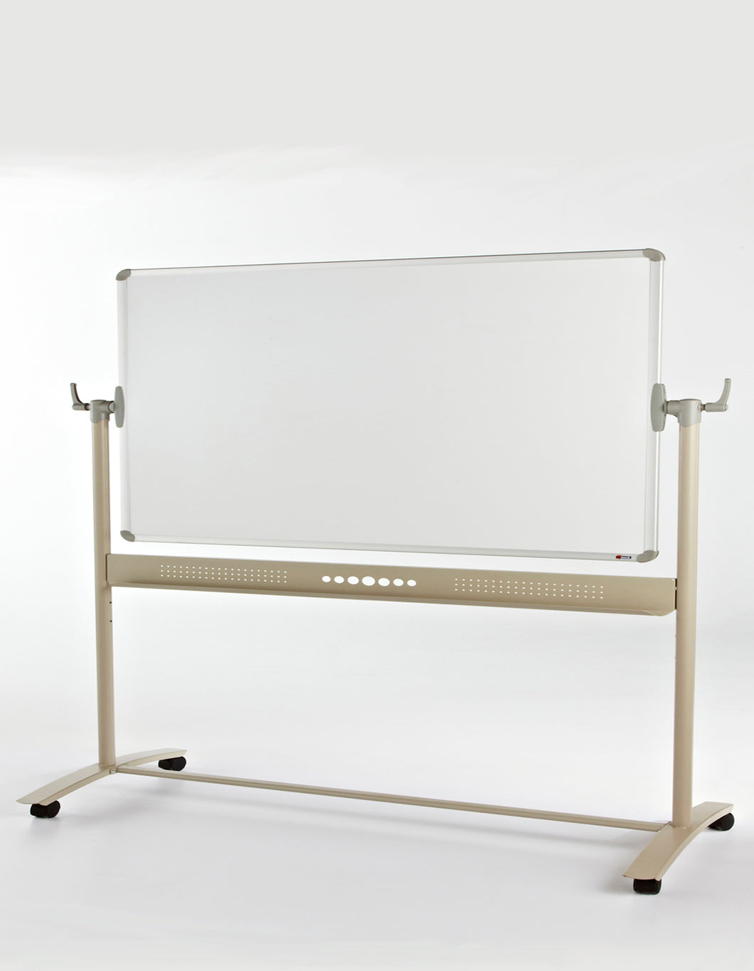 Mobile Magnetic DryWipe Whiteboard- Horizontal Rotating - School- 1800mm x 1200mm